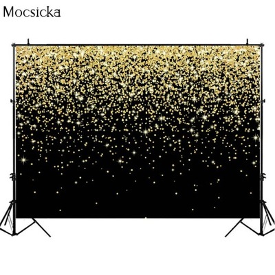 TŁO FOTOGRAFICZNE do 160x200cm brokat gwiazdka lekki Bokeh t