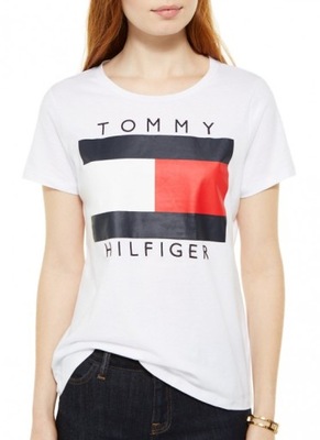 Bluzka damska koszulka t-shirt TOMMY HILFIGER XS