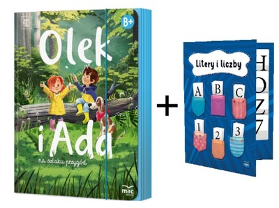 Superpakiet Olek i Ada Poziom B+ Pakiet + Klaser Litery i liczby