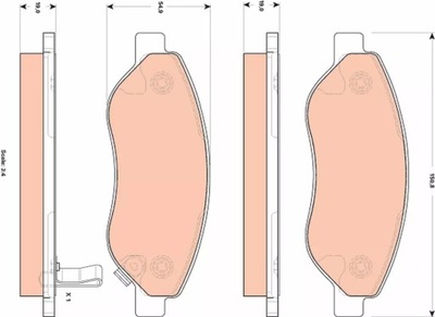 ZAPATAS HAM. OPEL P. CORSA D 1,7CDTI 06- Z SENSOR  