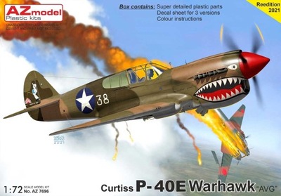 AZ Model AZ7696 1/72 P-40E Warhawk AVG