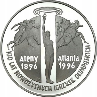 10 złotych 1995 Ateny Atlanta – SREBRO