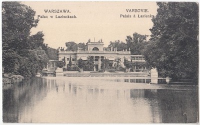 WARSZAWA PAŁAC W ŁAZIENKACH