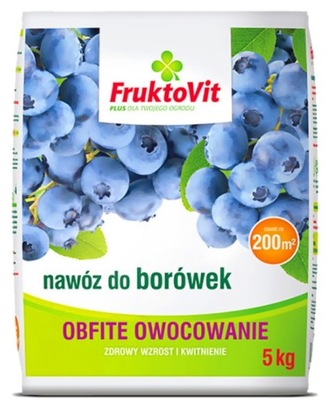 Fruktovit nawóz do borówek worek 5kg borówki amerykańskiej i kwasolubnych