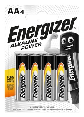 Energizer Baterie AA Alkaline Power 4 sztuki