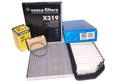 Фильтры набор kia ceed ii jd 1.4crdi 1.6crdi 2012-2018 фото №1