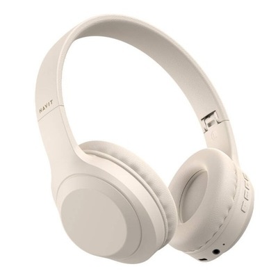 Słuchawki nauszne Havit H628BT Bluetooth 5.1 beżowe