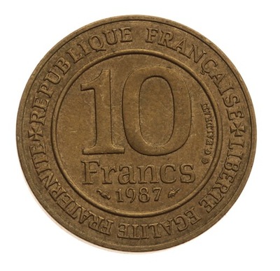 [M0962] Francja 10 franków 1987