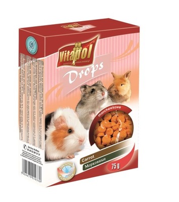 DROPSY DLA GRYZONI MARCHEWKA 75g