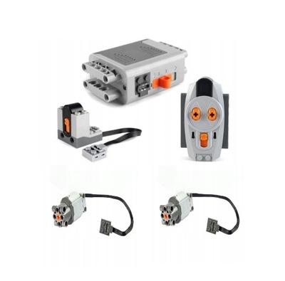 Zestaw Power Functions Technic 2xL +pilot odbiornik 8881 8883 Function