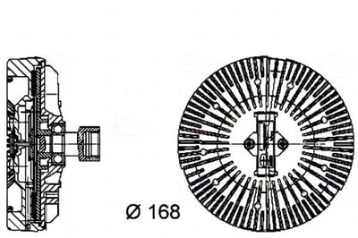 Behr hella вязкостная муфта сцепление вязкостная +gratisy фото №1