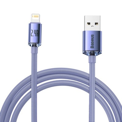 Baseus Crystal Shine Series kabel przewód USB do szybkiego ładowania i tran