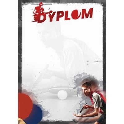 DYPLOMY PING PONG Tenis stołowy - 10 szt 250g