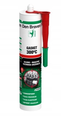 Silikon wysokotemperaturowy Den Braven 300 ml