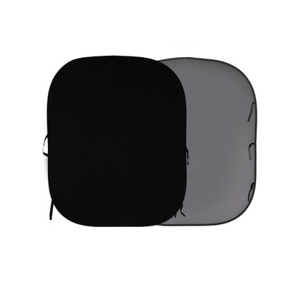 Tło Manfrotto Plain 1,8x2,15m Czarne/Szare