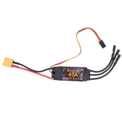 BEZSZCZOTKOWY SILNIK RC SAMOLOT REGULATOR PRĘDKOŚCI RC AKCESORIA 40A XT60