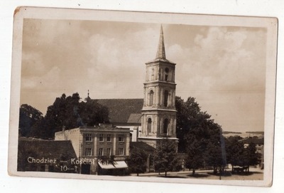 Chodzież - Kościół Rynek - FOTO ok1935