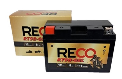 BATERÍA RECO RT9B-GEL 12V L+ YT9B-BS YT9B-GEL  