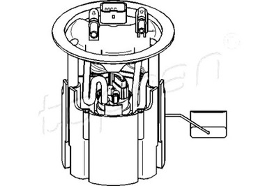 Topran електрична насос пального модуль citroen c8 фото №1