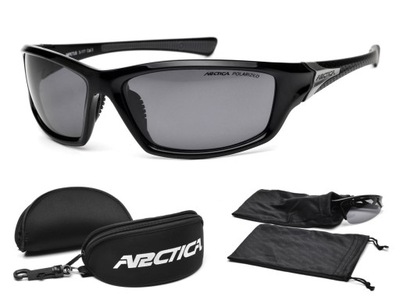 OKULARY SPORTOWE POLARYZACYJNE ARCTICA S-177 ROWEROWE PRZECIWSŁONECZNE