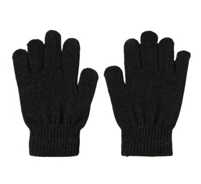 Rękawiczki dziecięce czarne 2-7 lat