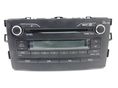 Радіо toyota auris 06-12 86120-02510 фото №1