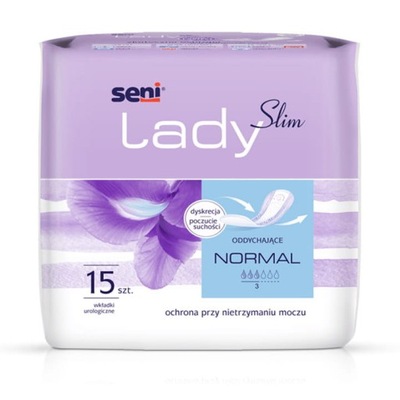 Wkładki Seni Lady Slim Normal 15szt