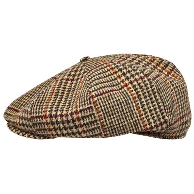 KASZKIET PEAKY BEŻOWY HARRIS TWEED 60 XL