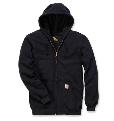 CARHARTT Hoody bluza z kapturem zapinana czarna M