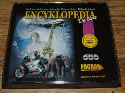 Multimedialna Encyklopedia FOGRA 2000 DeLuxe, 3xCD