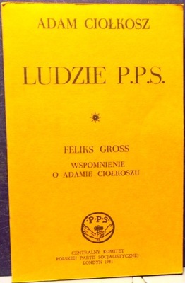 Ludzie P.P.S., Adam Ciołkosz [Londyn 1981]