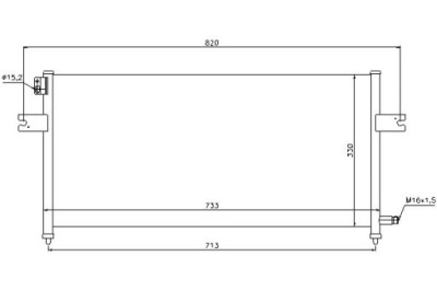 Nissens 94759 конденсатор, кондиционер фото №1