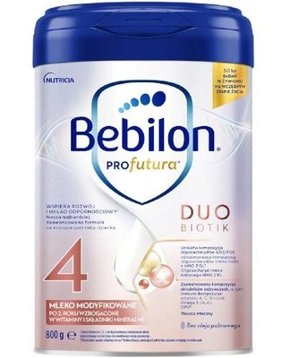 Bebilon 4 ProFutura Duobiotik mleko powyżej 2 rż