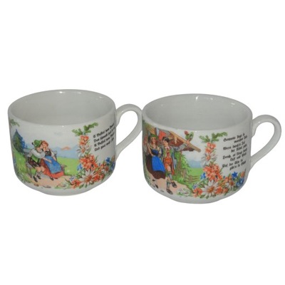 KUBEK KUBKI x2 DUŻE ROSLER TETTAU BAWARIA ZAKOCHANI