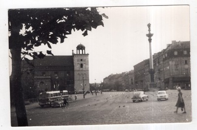 Warszawa - Plac Zamkowy - Kościół Św Anny - FOTO ok1965