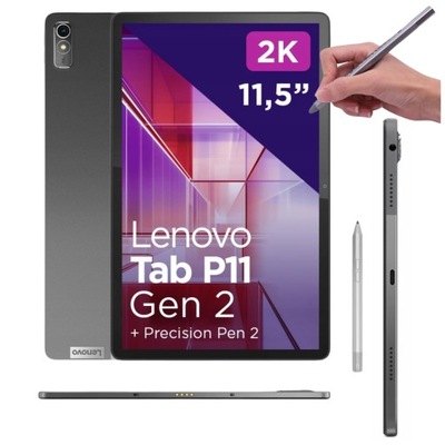 Tablet Lenovo Tab P11 2nd Gen 11.5" Wi-Fi 2K 128GB Android Storm Grey RYSIK