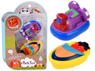STATEK ŁÓDKA gumowe zabawki do kąpieli