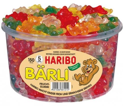 Haribo Misie XXL Barli Duże MISIE Haribo 150szt