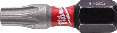 Bit końcówka udar. Milwaukee SHOCKWAVE TX25 Torx25