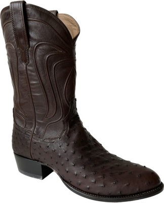 Tecovas Mens The Wyatt Chocolate Ostrich