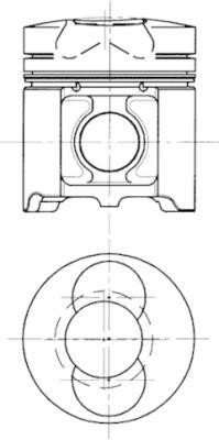 КОМПЛЕКТ РЕМОНТНИЙ ПОРШНІ / САЙЛЕНТБЛОКИ CYLINDROWE KOLBENSCHMIDT 94654960