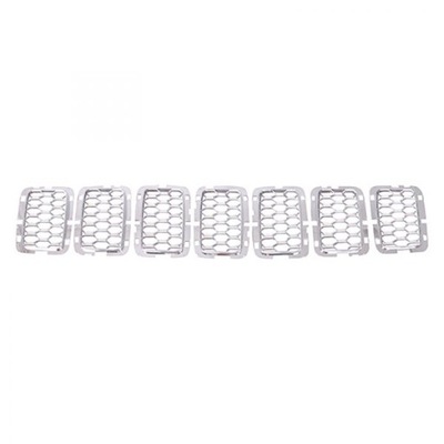 Решётка радиатора решётка радиатора хром jeep grand cherokee wk2 2017-21 фото №1