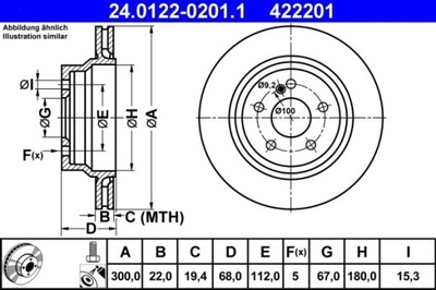 2X ДИСК ТОРМОЗНОЙ DB ЗАД W211 02- 24.0122-0201.1