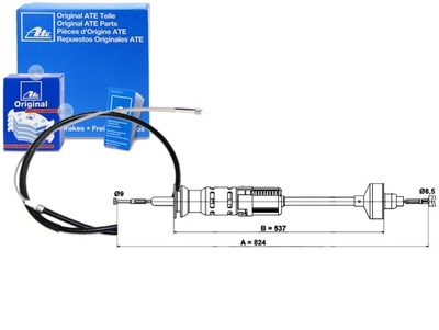 CABLE CONJUNTO DE EMBRAGUE VW GOLF 3 GOLF IV VENTO 1.4-2.0 0  