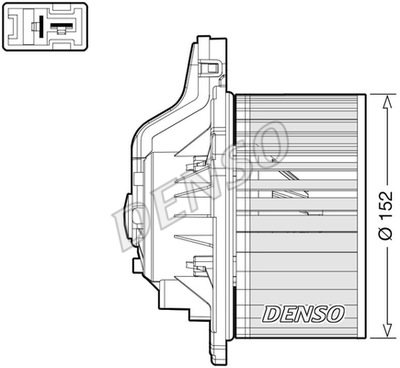 DENSO DEA41015 VENTILADOR INTERIOR  