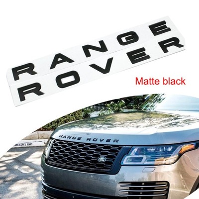 EMBLEMA INSCRIPCIÓN INSIGNIA RANGE ROVER MATE PLATEADO  