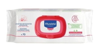 MUSTELA BEBE-ENFANT Łagodzące chusteczki 70 szt.