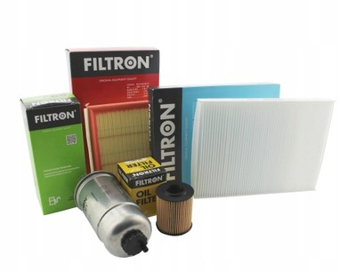 Zestaw 4 filtrów Filtron VW POLO 4 IV 9N 1.4 TDI