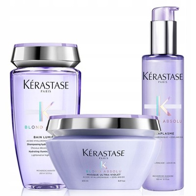 Kerastase Blond Absolu Lumiere Szampon Maska Serum