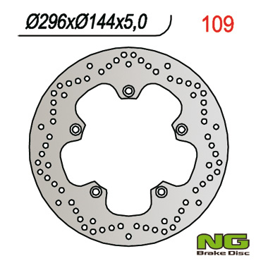 NG DISKU STABDŽIŲ PRIEK. HONDA VT 600 C 88-95 VT 500C 83-86 VT 750C 86-87 